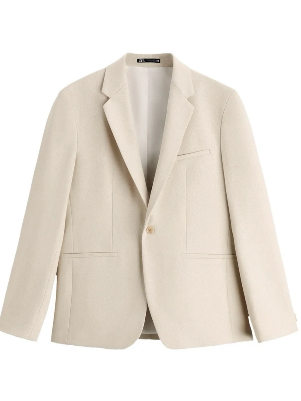 Zara Men’s Tailored Fit Single-Breasted Blazer Jacket, Size 40